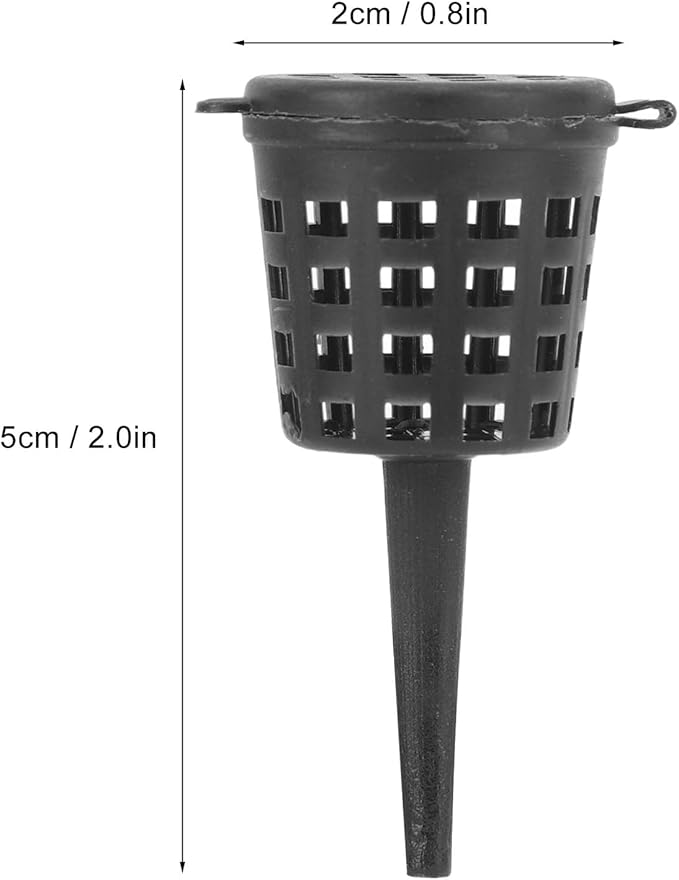 Set of 100 Bonsai Fertilizer Baskets with Lid Portable Mesh Baskets for Easy Fertilizing of Potted Plants Succulents and Orchids