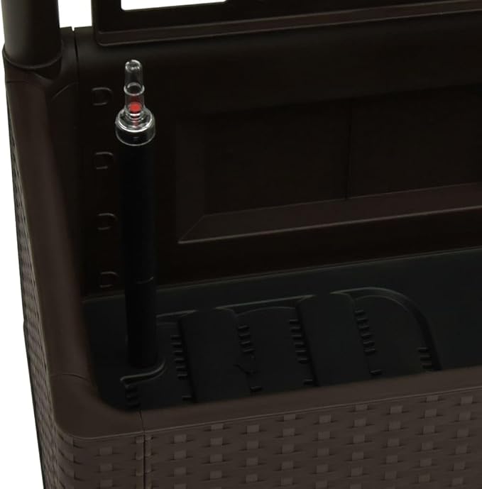 SKM Garden Raised Bed with Trellis and Self Watering System Mocha (Weight-29KG)