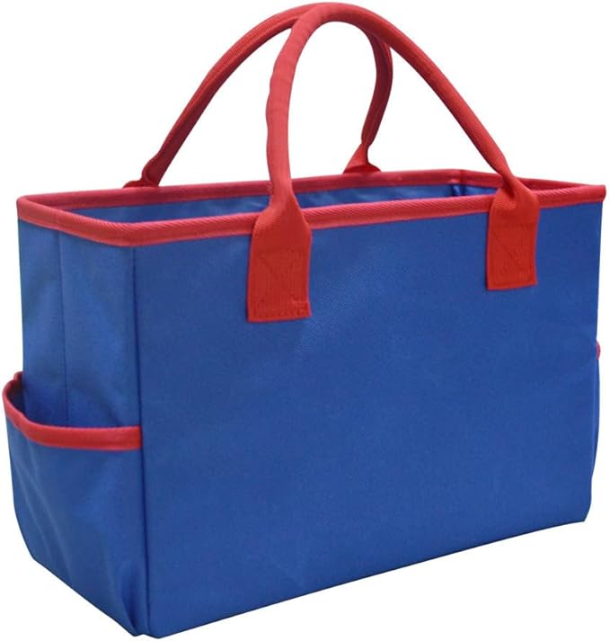 Garden Tool Kit 5 Side Pockets Garden Tote 600D Oxford Cloth Garden Tool Storage Bag Gardening Tool Kit Holder (Tools Not Included)