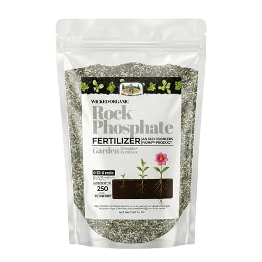 Old Cobblers Farm™ Wicked Organics 0-12-0 Fertilizer - Rock Phosphate - Boosts Roots Flowering Fruiting &amp Soil Health for Gardens (5 lbs | 10 lbs | 15 lbs | 20 lbs) (5lbs)