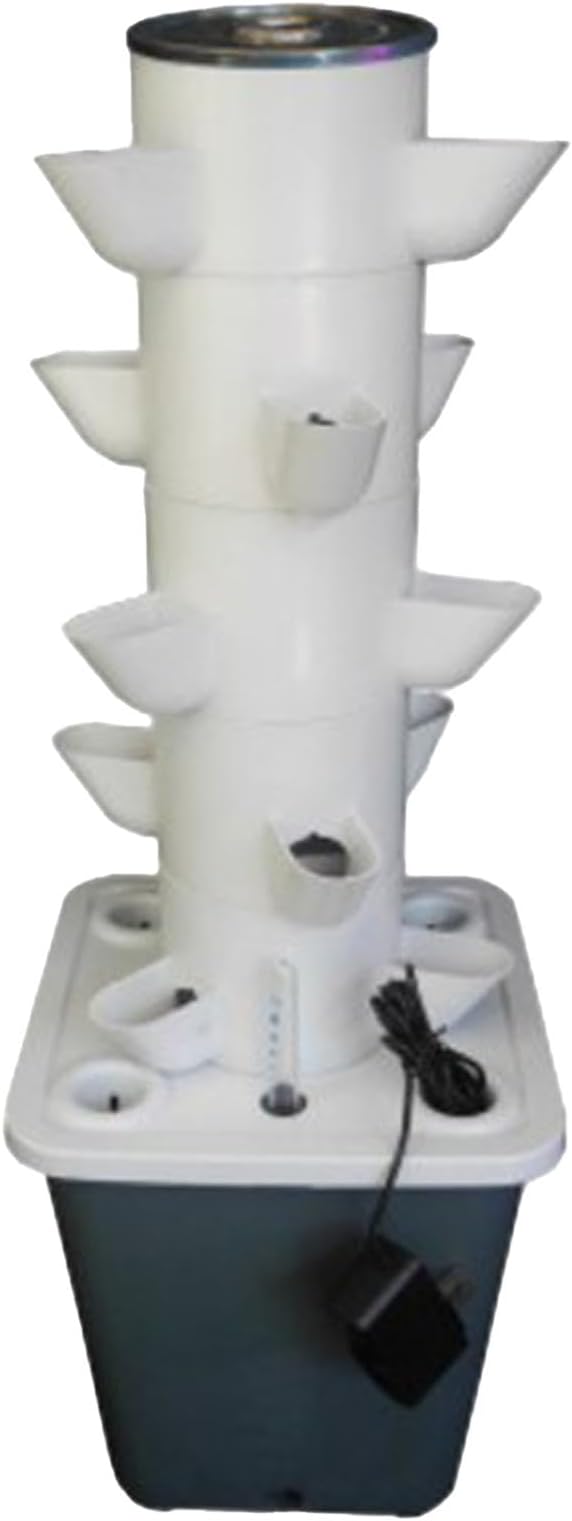 Hydroponic Tower Kit for Growing Plants in Vertical 15Holes