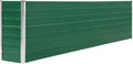 Products for Backyard Patio Balcony Raise Planter Stand Garden Bed Raised Garden Bed 126x15.7x30.3 Galvanised Steel Green