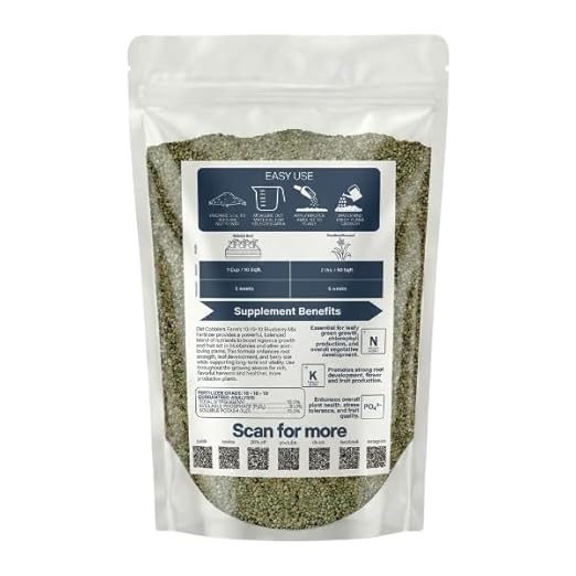 Blueberry Fertilizer 10-10-10 NPK - Enhanced with Ammonium Sulfate for Optimal Growth Rich Berries Strong Roots - Eco-Friendly Balanced Feed for Blueberry Bushes (5/10/15/20 lbs) (5 Pounds)