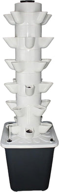 Vertical Planting Tower Hydroponic Tower Planting System Aeroponics Kit - 30 Planting Chambers Soilless Cultivation Suitable for Indoor and Outdoor Fruits and Vegetables 6layers30holes