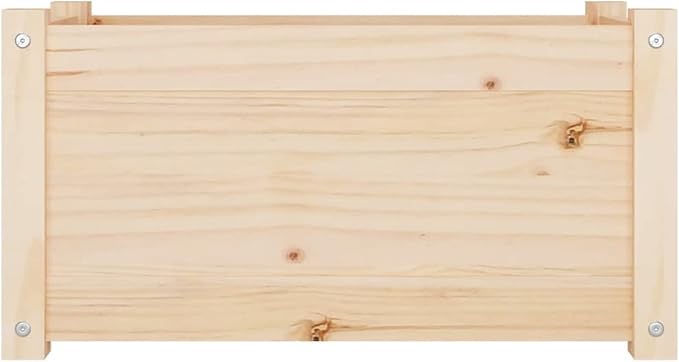 Raised Bed Wood Raised Beds for Garden Wooden Raised Bed Planter Raised Bed Wood Brown Herb Bed Wood Flower Box Flower Box Flower Tub Garden Planter 60 x 31 x 31 cm