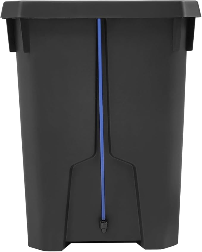 Hydroponics Growing System: 7.13Gal Culture Bucket with Top Drip Irrigation Quiet Air Pump IPX4 Protection for Indoor Plant Vegetable and Fruit Gardening