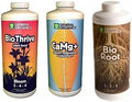 General Hydroponics General Organics BioThrive Bloom 1 qt General Organics BioRoot 1 qt General Organics CaMg+ 1 qt