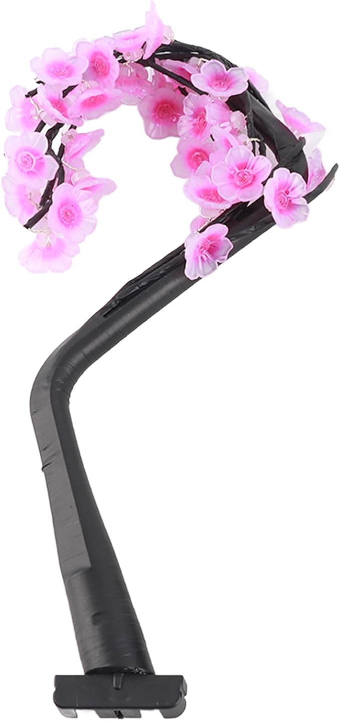 USB 35LED Plum Flower Bonsai Tree Lamp DIY Desk Bonsai with Bendable Branches Warm Yellow LED Night for Home Holiday Decoration