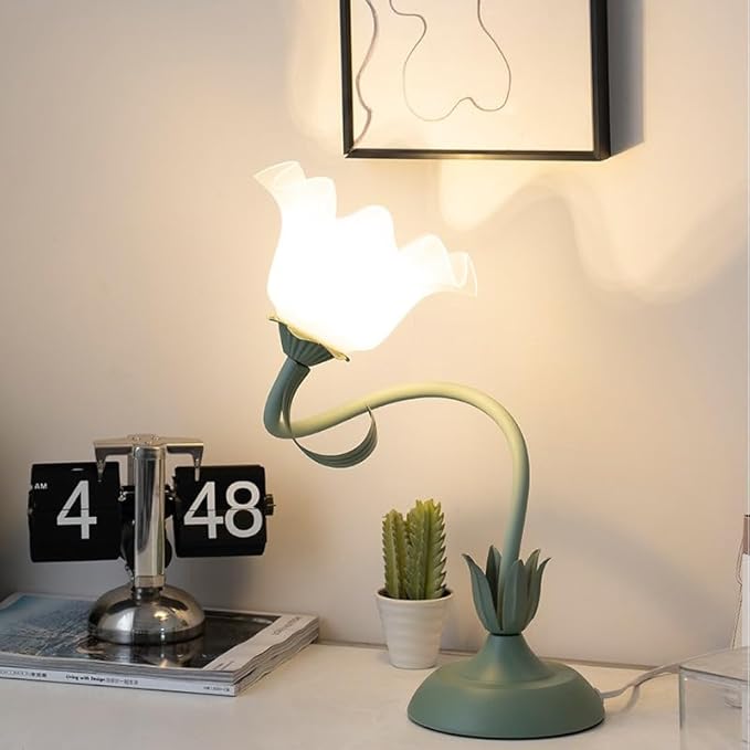 Table Top Grow Light for Indoor Plants – Decorative Desk Plant Light for Succulents Bonsai Cactus Adjustable Desktop Grow Lights with Base Cute Office Mini Grow Lamp