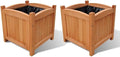 Wooden Raised Bed 11.8 x 11.8 x 11.8 Set of 2