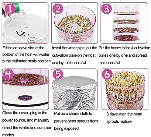 Large Capacity Multi-Function Household Intelligent Mung Bean Machine 4-Layer Seed Germination Machine Automatic Bean Sprout mach