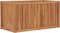 Wooden Garden Raised Bed Outdoor Garden Bed Planter Box Outdoor Raised Bed for Plants Vegetables Herbs and Flowers 39.4x19.7x19.7 Solid Wood Teak-586