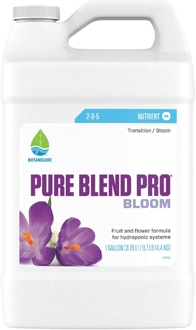 Botanicare Pure Blend Pro Bloom Nutrient for Fruit and Flowers 2-3-5 1 gal.