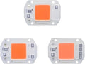 LED COB Full Spectrum Chip AC220V/110V Plant Grow Light 20W 30W 50W LED Floodlight Lamp Module 380-840nm 5pcs (Color : 380-840nm Size : 220V_50W)