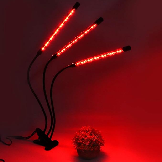 Fafeicy 30W USB 3 Tube Flexible LED Plant Grow Light Full Spectrum Grow Lamp with Indoor Plants