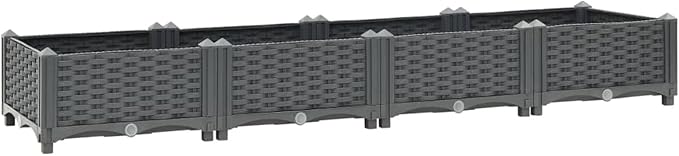 Raised Bed 63x15.7x9.1 Polypropylene SE100633