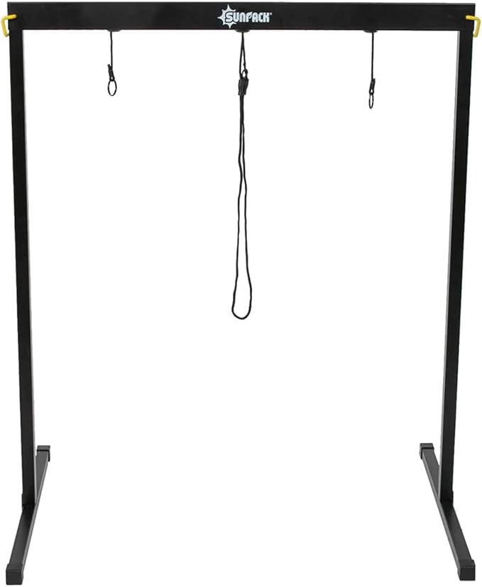SUNPACK Metal Grow Light Stand Black 26in - Ideal for Greenhouses or Indoor Gardening Start Seedlings or Cuttings - for Healthy Root Growth