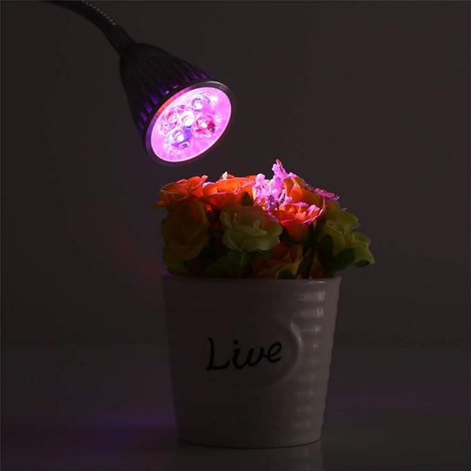 Wall Lights Led Grow Light with Clip Flexible Lamp Head Clip Led Plant Growth Light for Indoor or Desktop Plants Plug