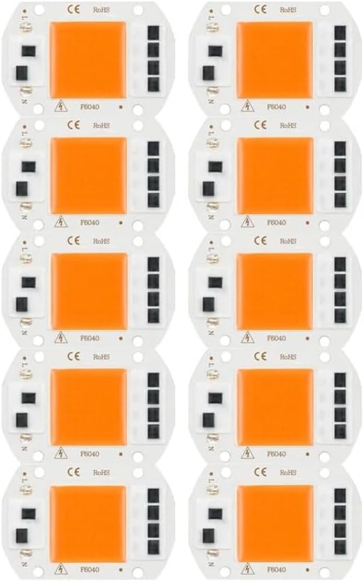 10PCS Grow Plant Light AC230V 10W LED COB phytolamp chip Full Spectrum