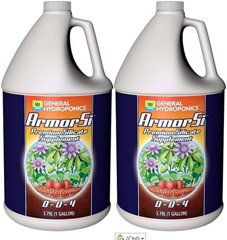 General Hydroponics Armor Si for Gardening (2 Pack 1 Gallon)