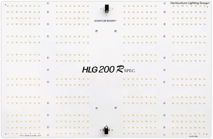 Horticulture Lighting Group HLG 200 Rspec 196w 120 Volt Quantum Board LED Grow Light