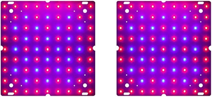 2PCS 150W Plant Growing Cultivation Lights AC100-277V Hydroponic Seeds Fill Lamp UV/IR Greenhouse Tent Succulent Flowers Fruits Potting Cactus Vegetable Planting Lighting US Plug with Hook Hanging