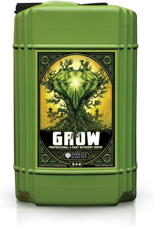Emerald Harvest 723876 Grow 6 Gallon/22.7 Liter (1/Cs) fertilizers 22.7 L Natural