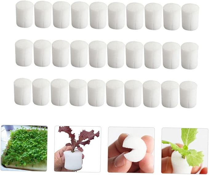 VANZACK 3sets Cultivation Sponge Blocks Hydroponic Sponge for Easy Vegetable Gardening Tools 120pcs*3