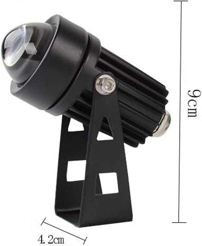 Led Spot Lights - Spotlight Led Beam Light AC85-265V Narrow Beam Spotlight IP65 Outdoor Waterproof Wall Lamp Landscape Lighting Outdoor Spotlights Landscape Lights(Yellow3W(AC85-265V))