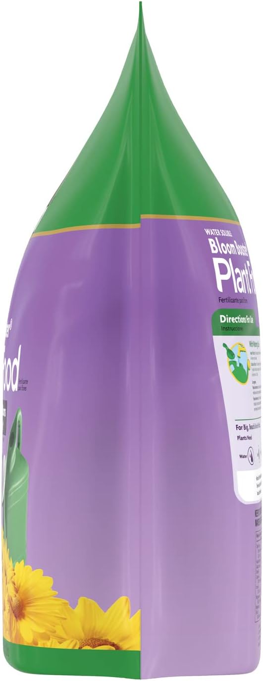 Miracle-Gro Water Soluble Bloom Booster Flower Food Plant Food for Annual and Perennial Flowers In-Ground and Container Plants Roses Hydrangeas Hibiscus 5.5 lb.