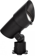 WAC Landscape Lighting LED 12V Large Size Accent Light with Adjustable Beam Angle and Integral Brightness Control 740-2300 Lumens 2700K Warm Built-in LED in Black