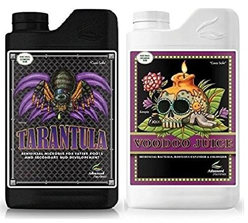 Advanced Nutrients Voodoo Juice and Tarantula 1 Liter Bundle with Conversion Chart and 3ml Pipette