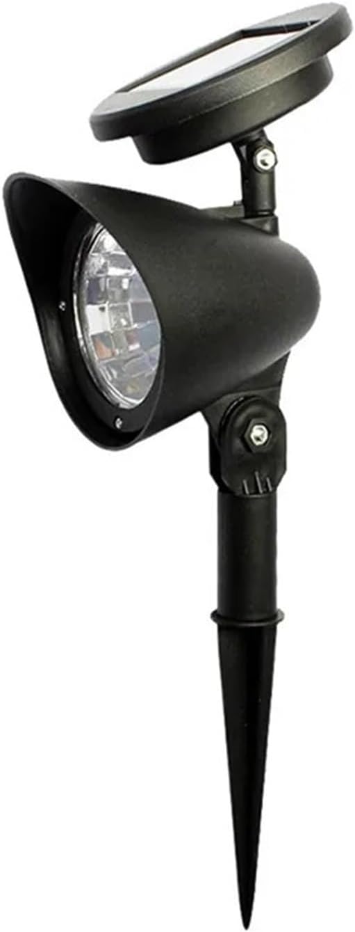7/4LED Solar Lawn Lights Outdoor Landscape Spotlights Ip65 Waterproof Upgraded Solar Powered Highlighted Wall Lamp(B1-4LED-White)