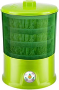Household Intelligent Fully Automatic Small Sprouter with 360° Sprinkler &amp 3 Seasonal Modes for Radish Wheatgrass Broccoli Sprouts