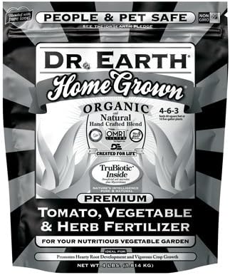 Dr. Earth 420 Black Label Home Grown Tomato/Vegetable/Herb Fertilizer 4-Lbs. - Quantity 12