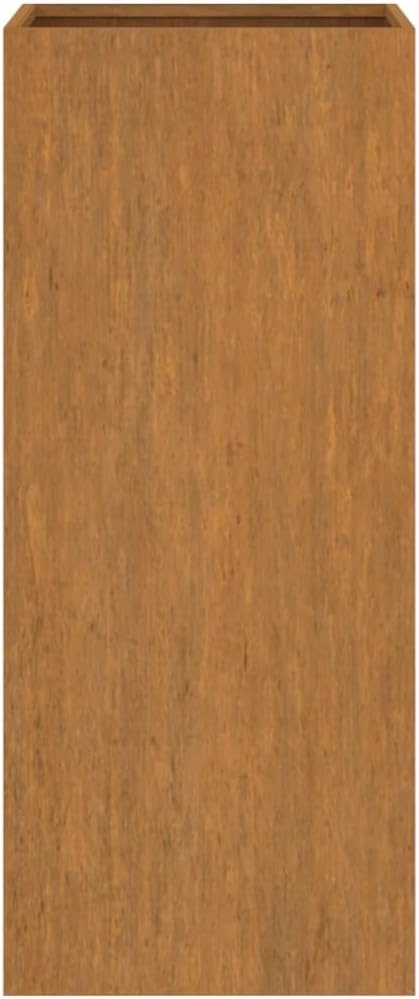Corten Steel Raised Garden Bed 12.6x12.6x29.5 in Rustic Planter Box for Vegetable &amp Flower Outdoor Elevated Planter Box Weathered Patina Finish for Patio Balcony &amp Yard
