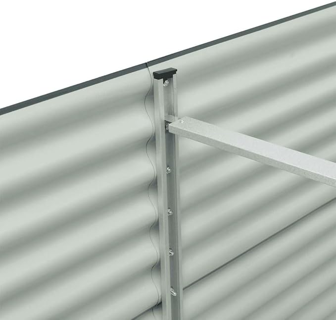 Galvanized Steel Raised Garden Bed 157.5x31.5x31.9 Elevated Garden Bed Outdoor Planter for Vegetables Herbs and Flowers Large Raised Planter Box for Garden Patio and Balcony