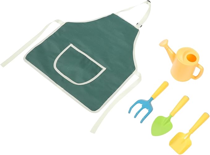 Generic Garden Tool Mini Shovels Rake Watering Pot Planting Tools for Outdoor Gardening with Apron Safe and Practical