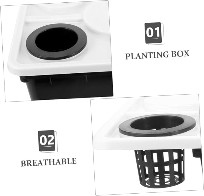 Dutch hydroponic box hydroponic box hydroponic system deep hydroponic cultivation set hydroponic plant pot soilless cultivation bucket hydroponic bucket set soilless cat grass cultivation set circul