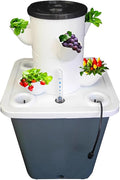 Hydroponic Growing System Kit30-plants Indoor Vertical Tower Garden System Kitsmart Garden Hydroponic Germination Kit Vegetable Tower With Pump For Herbs Fruits And Vegetables(6 holes White)