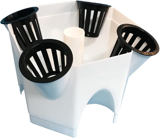 Hydroponic Tower Growing Sytem Indoor Nft Hydroponic System Vertical Garden Petal Tower 48 Plants Equipment for Flower Lettuce Herb Strawberry Easy to Install and Operate
