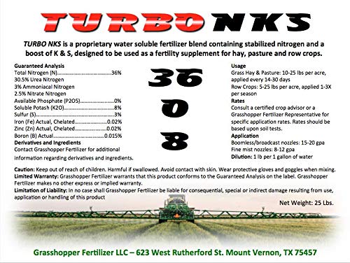 36-0-8 Foliar Fertilizer