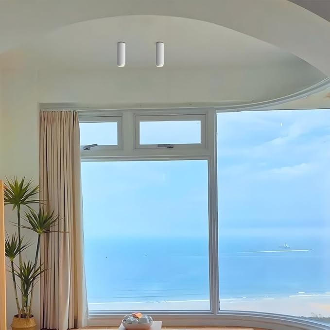 Spotlight Cylinder Flush Mount Spotlight Fixture 7w 4000k Directio l Spotlights Accent Lamps for Living Room Bedroom Hallway