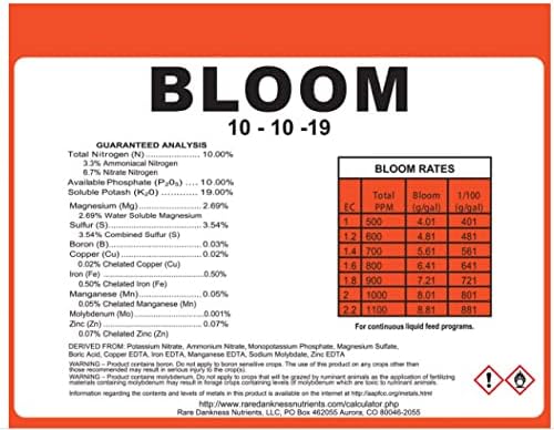 RDNBLM6LB Nutrients Perfecta Bloom 1 Gallon Pail 6 lbs Nutrition &amp Health