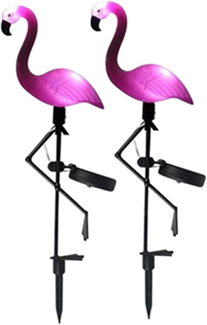 Plant Growing Lamps LED Solar Flamingo Garden Light Simulated Lawn Lamp Waterproof Solar Led Lights Outdoor for Garden Patio Decoration Lighting