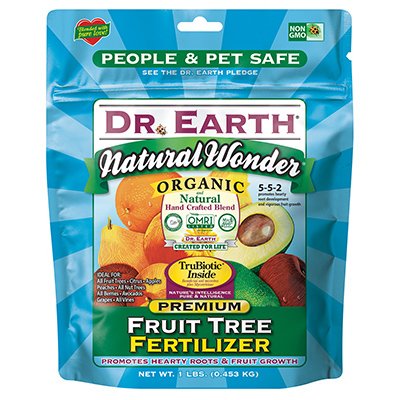 Dr. Earth 70656 Natural Wonder Fruit Tree Fertilizer 1-Lb. - Quantity 12