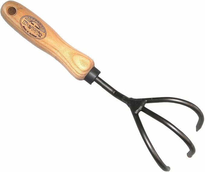 Dewit 3-Piece Tool Gift Set with 3-Tine Cultivator Forged Trowel and Forged Hand Fork