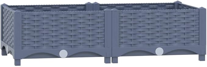 YAFF Raised Bed 31.5x15.7x9.1 Polypropylene (8.096lbs) G