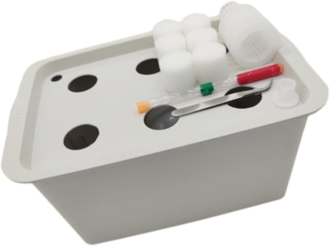 Hydroponic System Growing BoxIndoor Gardening System6 Holes Improved AerationGarden Cabinet for Lettuce