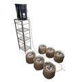Grow Tent Drip Irrigation System - Blumat Watering Kit for 6 Small Pots (2-7 Gallon) - Automatic Grow Tent Watering System with Efficient Preset Blumat Sensors (Bucket not Included)